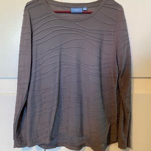Simply Vera / Vera Wang Long Sleeve Top - Size XL